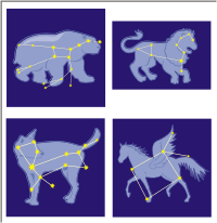 Векторный клипарт - Созвездия