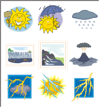 Vector Clip Art - Nature, Weather & Environment