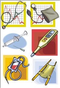 Vector Clip Art - Medical tools