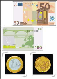 Векторный клипарт - Евро