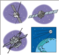 Vector Clip Art - Satellites