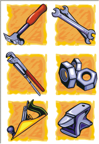 Vector Clip Art - Tools style 2