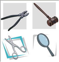 Vector Clip Art - Tools, other styles