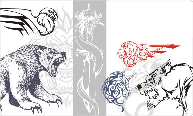 Monster Tattoo Design Free Vector and graphic 52793864.