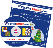CD с векторным клипартом 'Рождественский клипарт'