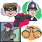 Vector graphics download package: Criminal Clipart