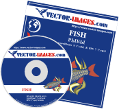 Vector clipart CD 'Fish Clipart'