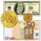 Vector graphics download package: Money Clipart