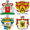 Vector clipart set 'Russian family coats of arms and crests'