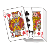 Vector clipart set 'Playing cards'